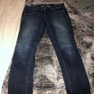 Nice pair of blue jeans from American eagle